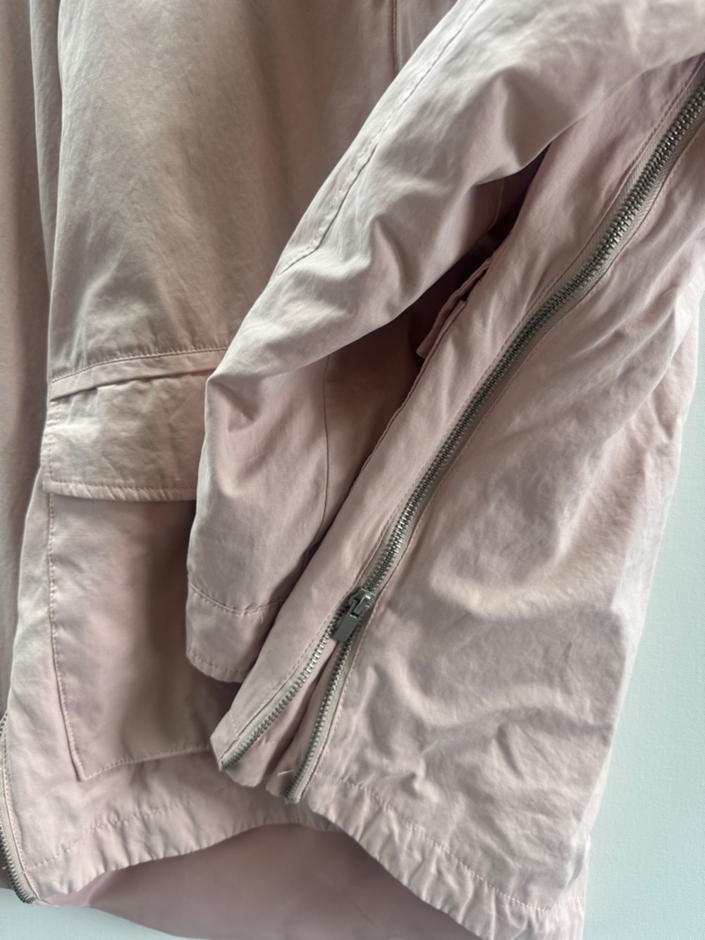Forever 21 Pale Pink Hooded Utility Jacket - Picture 3 of 5